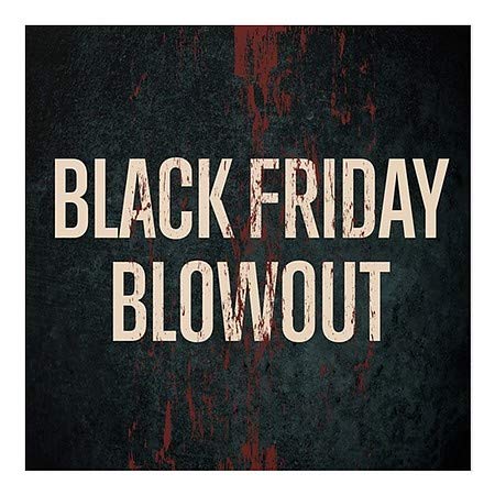 CGSignLab | Black Friday Blowout -Ghost Aged Aged חלון נצמד | 24 x24